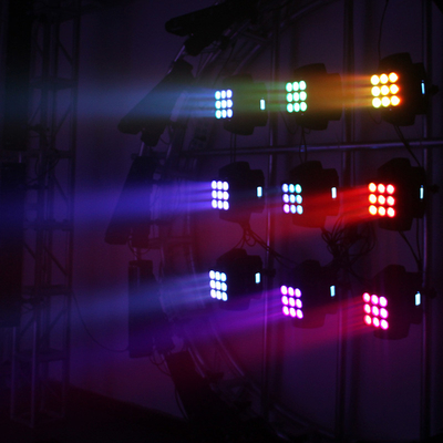 lavagem do diodo emissor de luz In1 de 9*10W RGBW 4 que move o pixel claro da matriz do DJ 3x3 do brilho alto